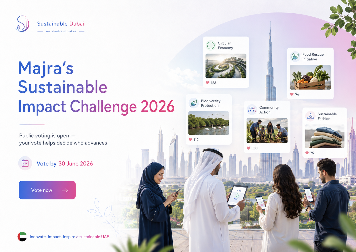 Majra’s Sustainable Impact Challenge Is Back for 2026, And Your Vote Decides Who Wins