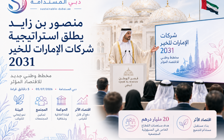 منصور بن زايد يطلق استراتيجية «شركات الإمارات أجل 2031»… خارطة طريق وطنية جديدة لاقتصاد الأثر
