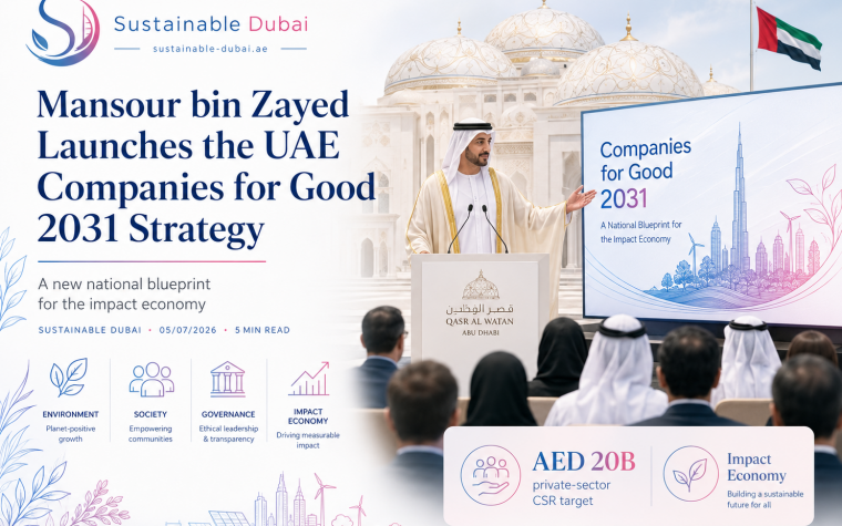 Mansour bin Zayed Launches the UAE Companies for Good 2031 Strategy, A New National Blueprint for the Impact Economy
