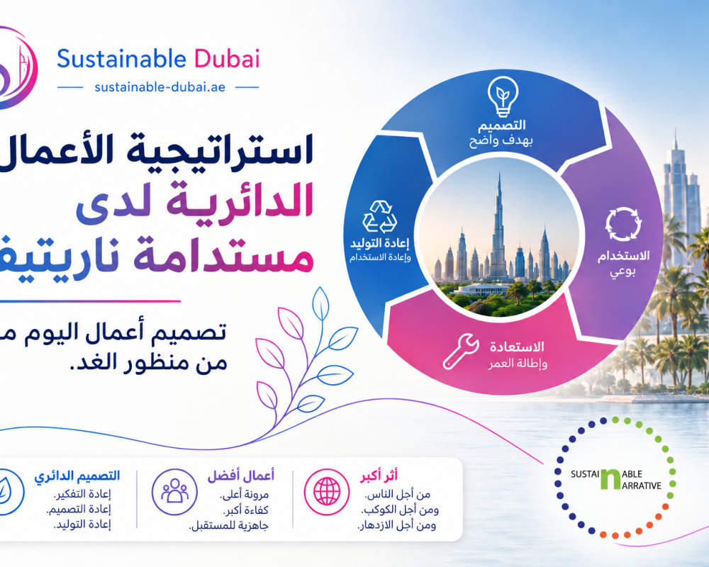 الابتكار الأخضر: Sustainable Narrative، من الأزياء الأخلاقية إلى استراتيجية الأعمال الدائرية